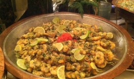 Grilled Shrimp Pesto Skewers