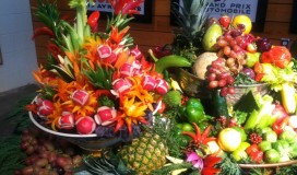 Sculptured Fruits and Vegetables